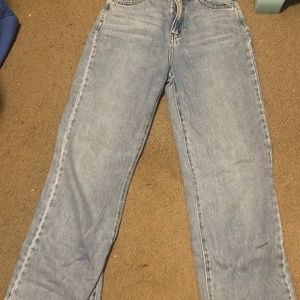 Wide leg jeans